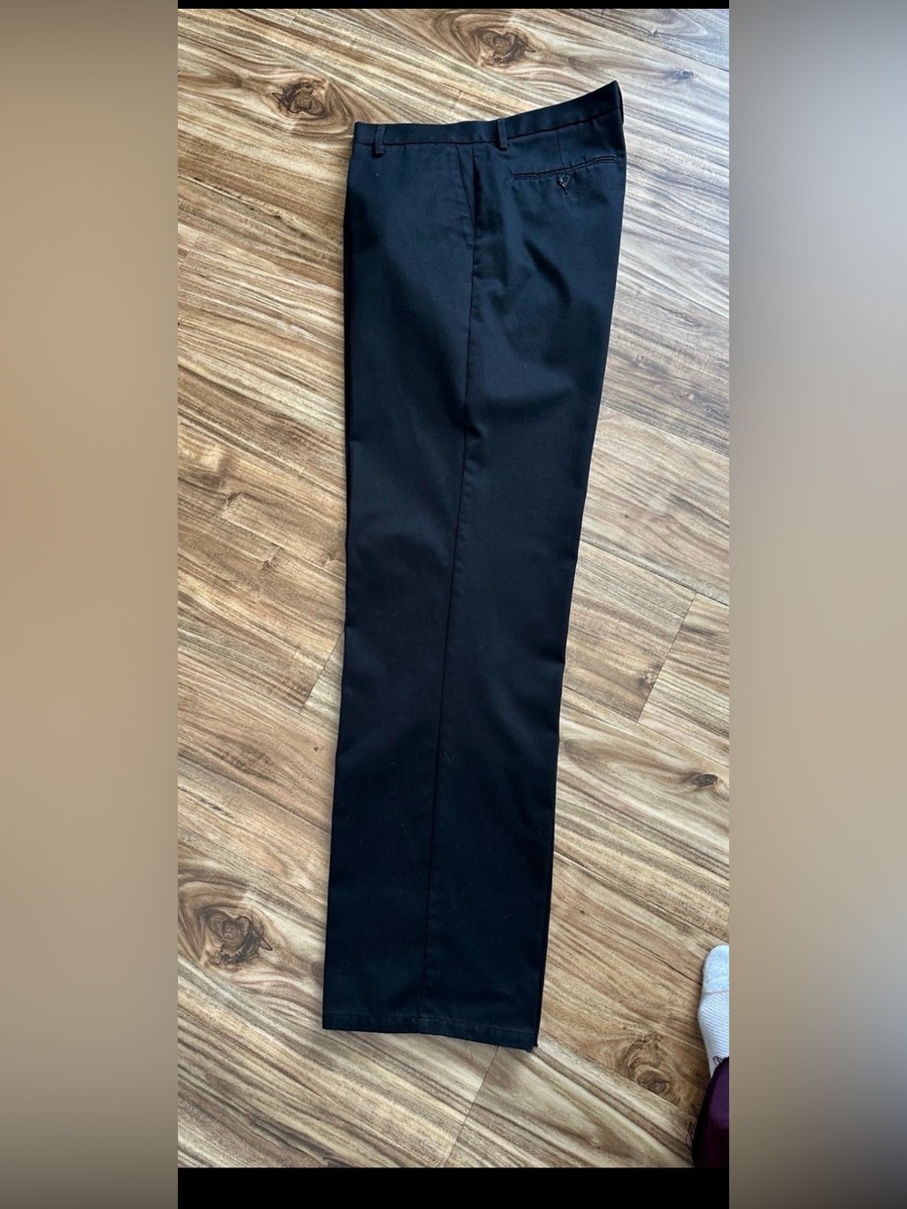 Black Dress Pants 38 x 36 flat front classic fit Men’s Dockers Trousers